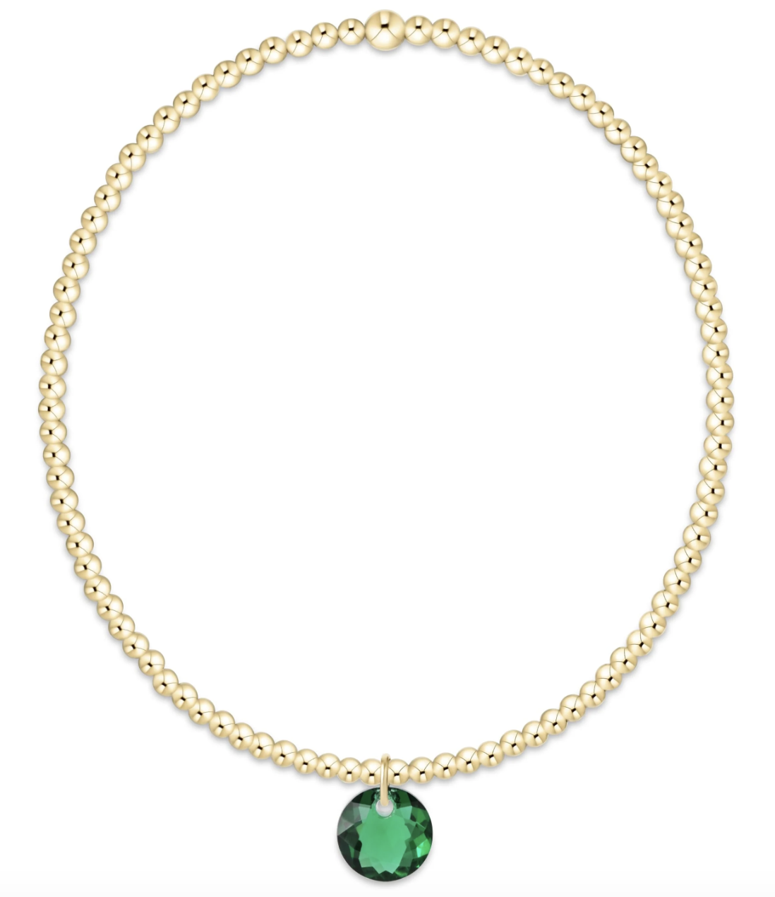 Classic Gold 2mm Reflection Sm Charm Bracelet