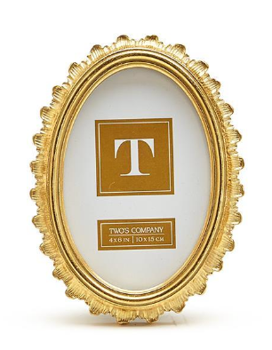 Gold Falcate Photo Frame