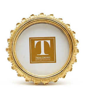 Gold Falcate Photo Frame