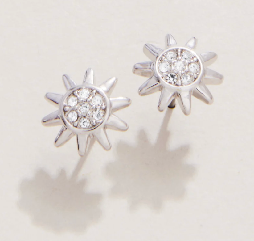 410368 SLV Sunshine/Sun SIL Stud