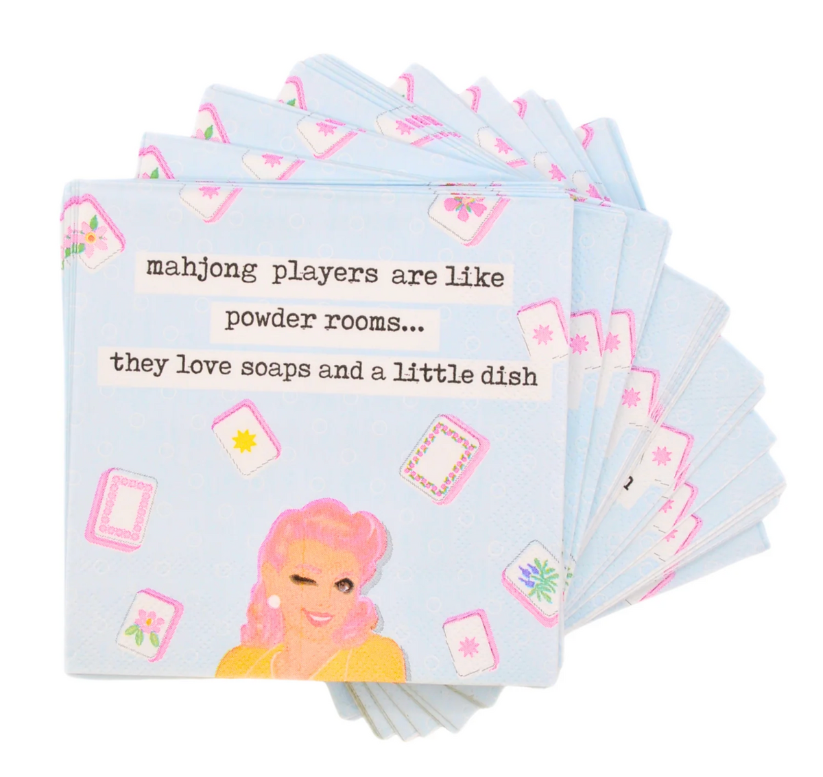 Mahjong Players Are Like.. Bev Napkins