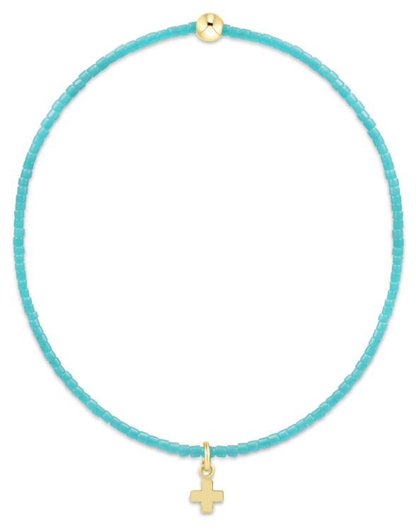 Hope Classic Signature Cross Sm Gold Charm