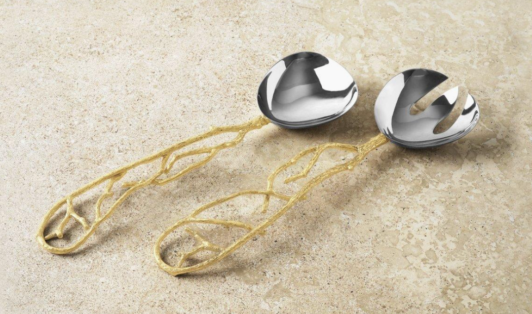 Butterfly Ginkgo Gold Serving Set 174505