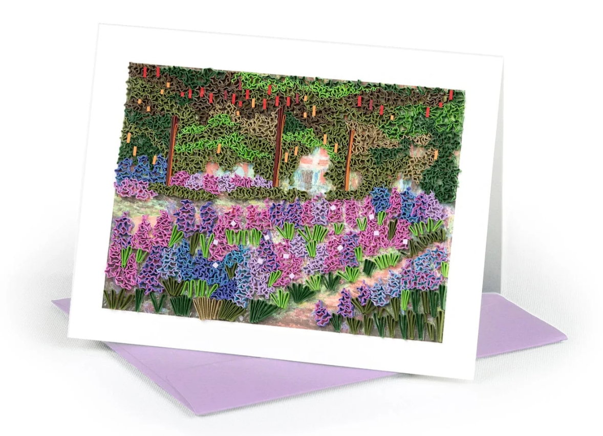 Quilling Card The Artist's Garden