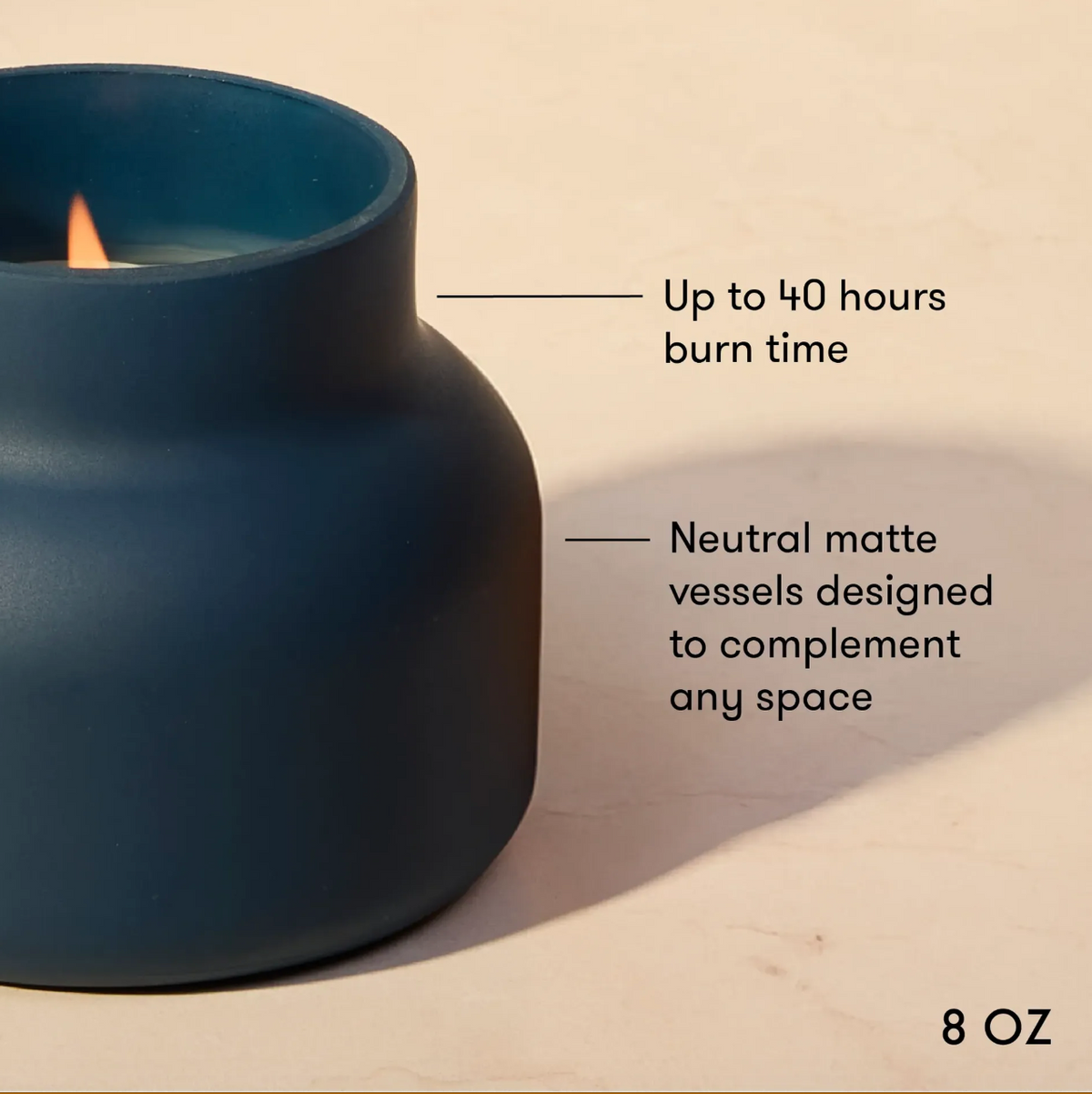 Petite Volcano Artisan Terrazza Velluto Signature Candle 8oz