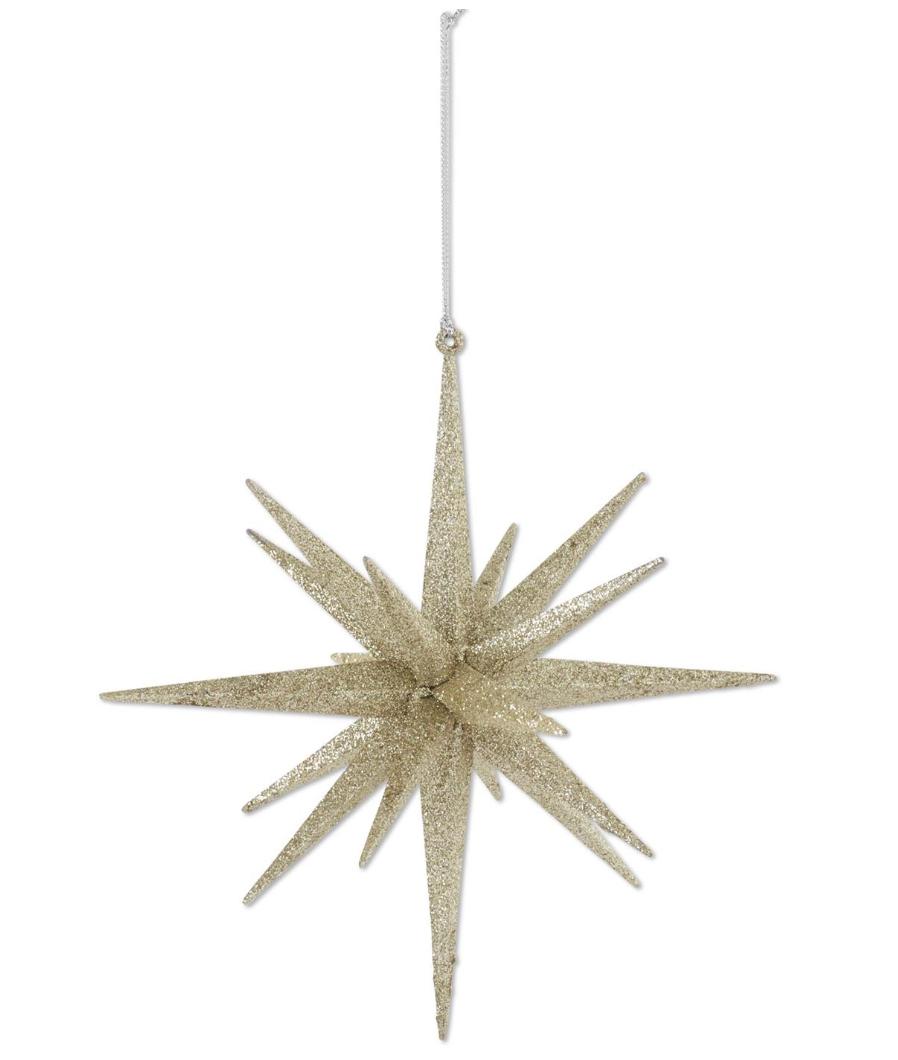 8in Glitter Star Ornament