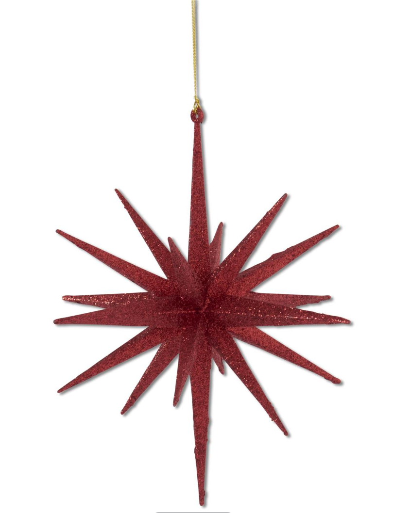 8in Glitter Star Ornament