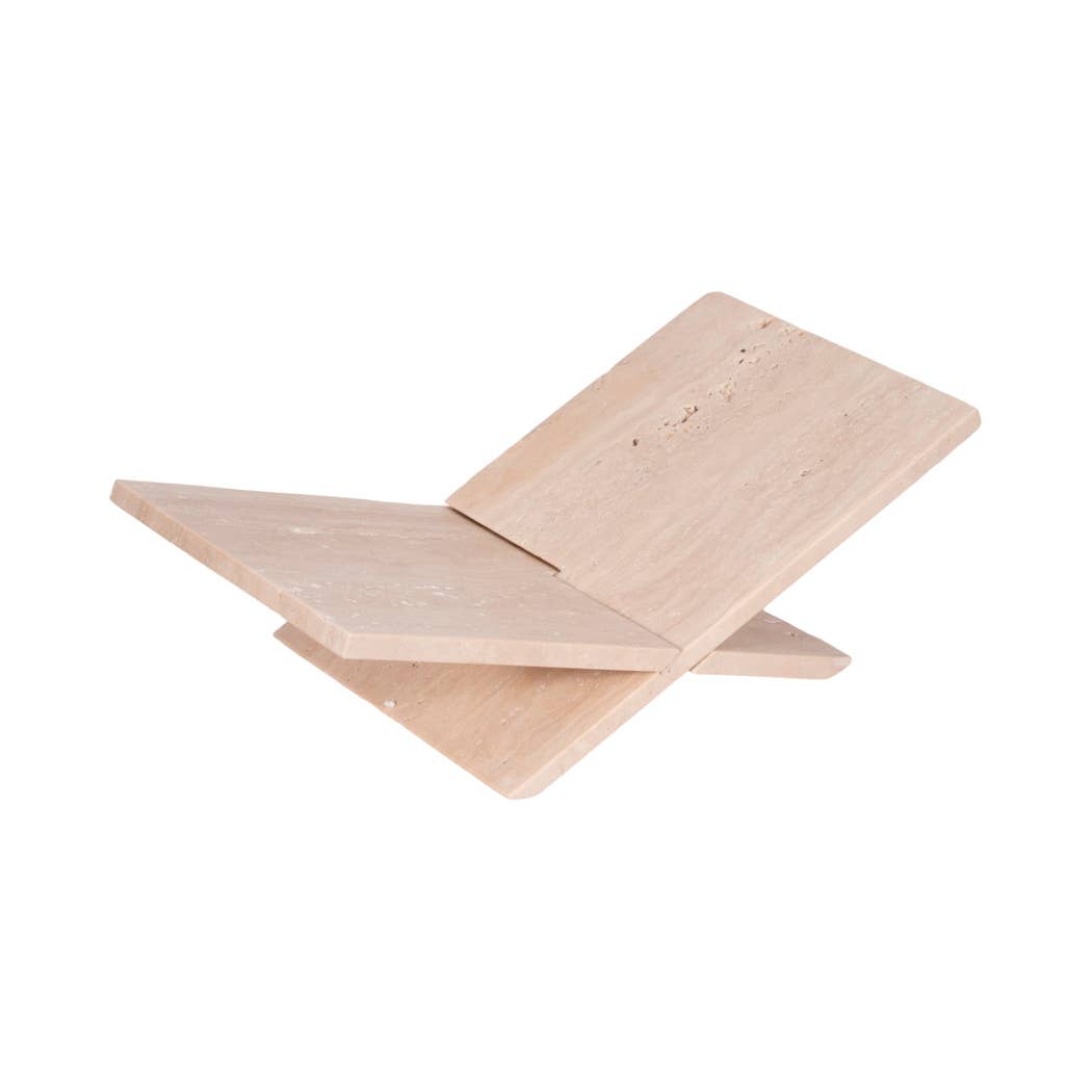 Travertine Decorative Bookstand