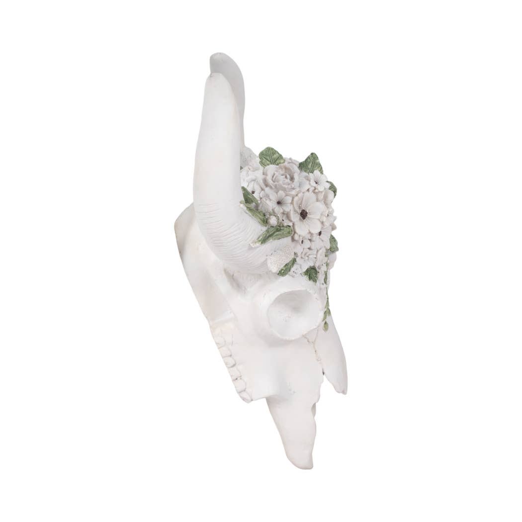 Flower Bull Skull