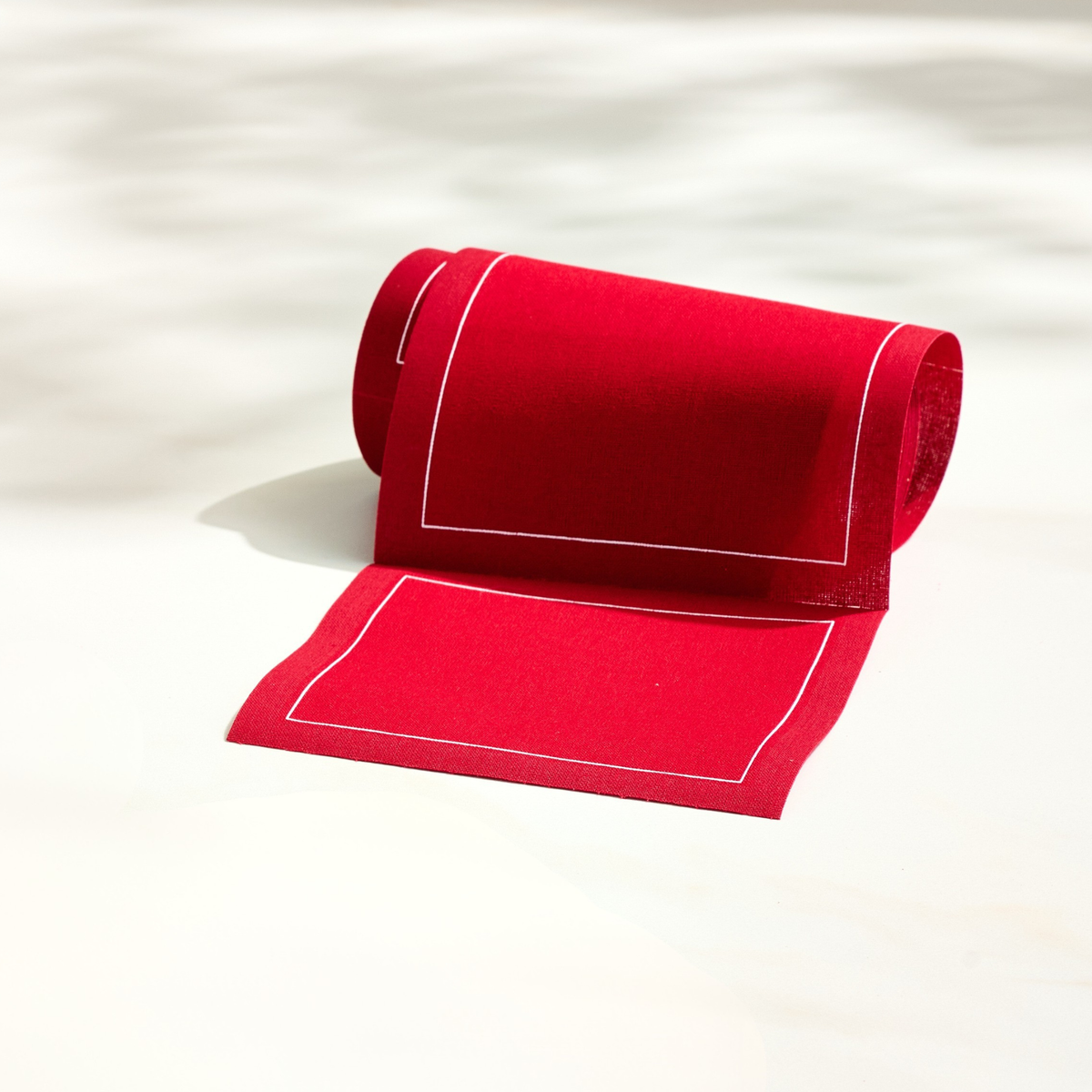 Solid Red Carpet Cocktail Napkins
