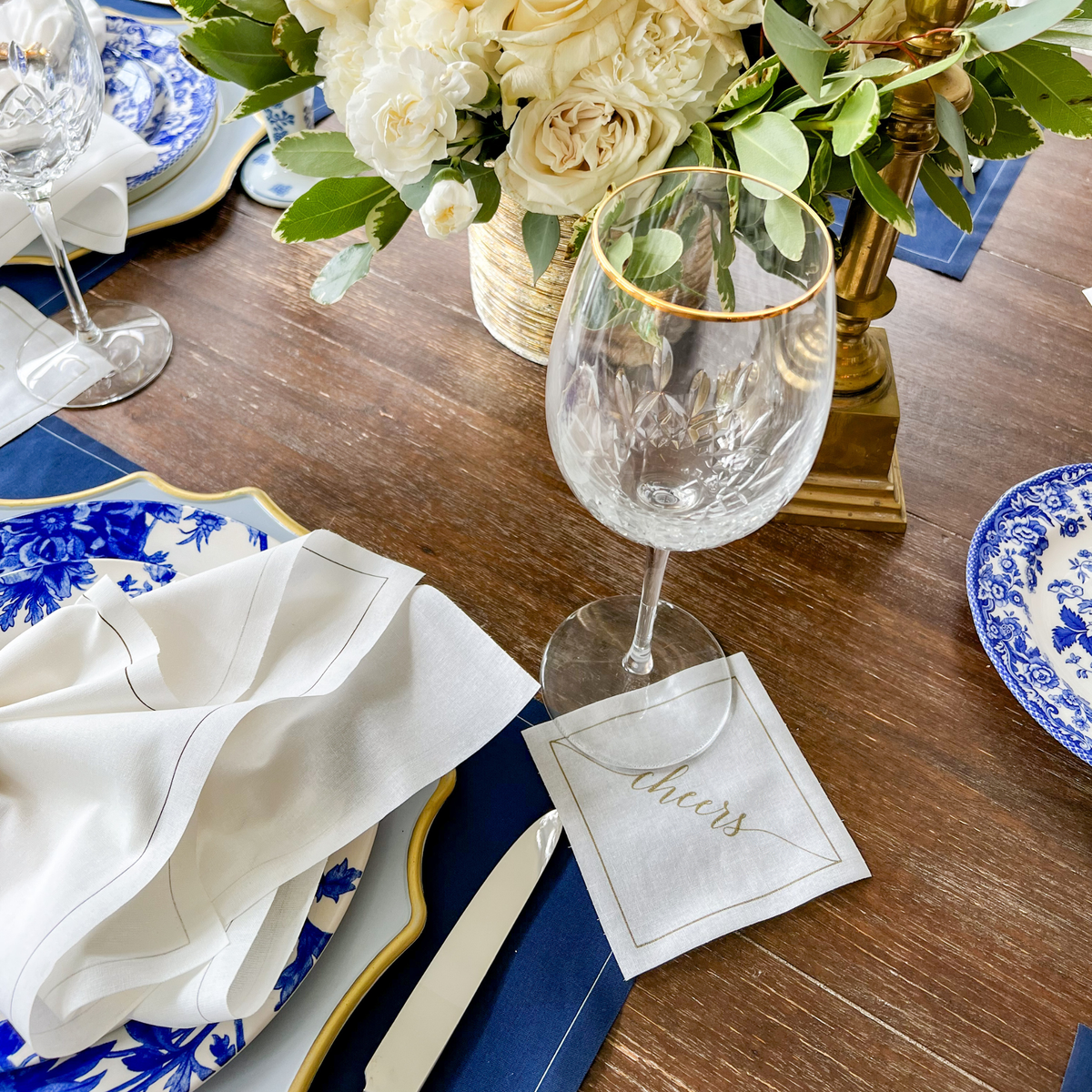 Golden Salute Cocktail Napkins