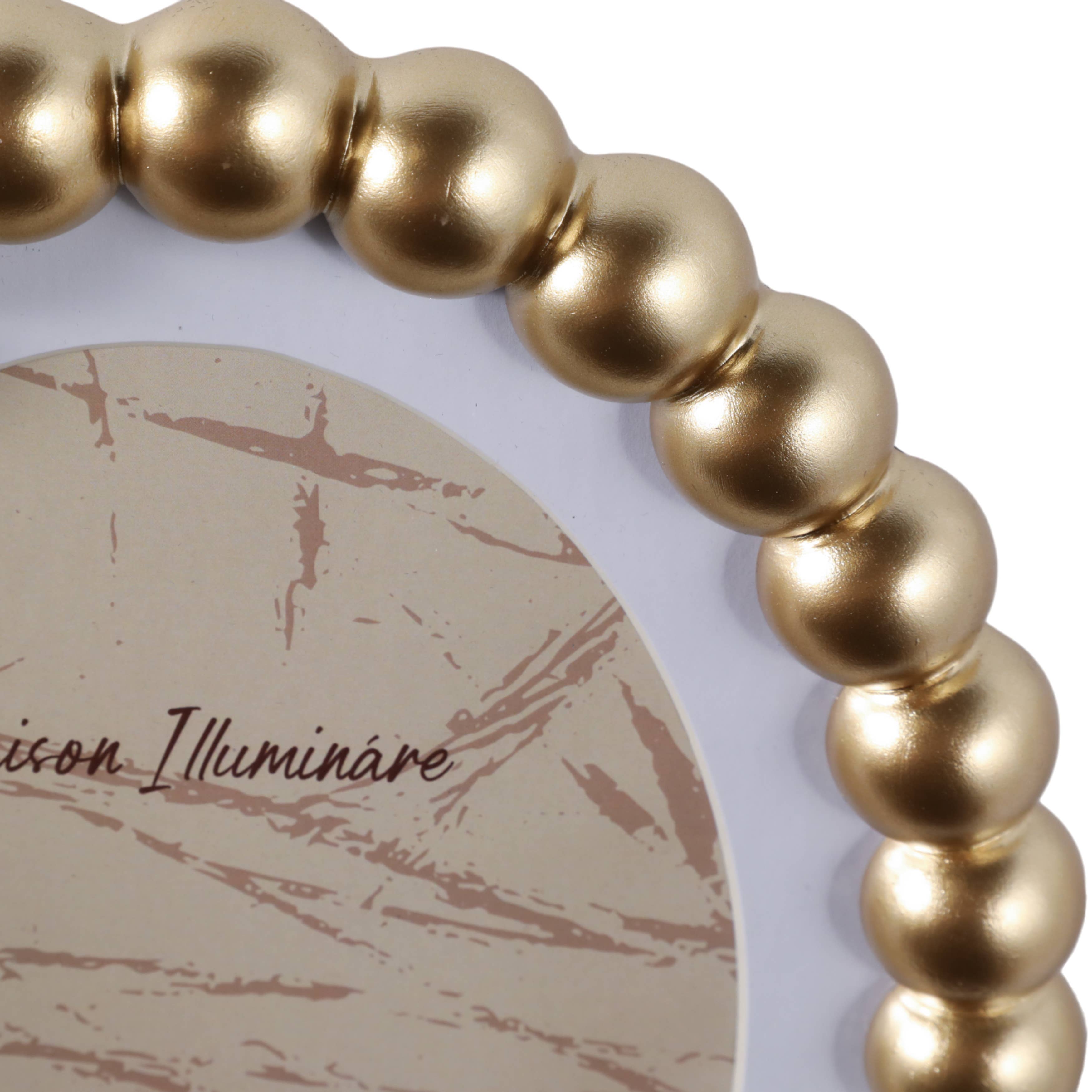 7x9in Oval Gold Picture Frame