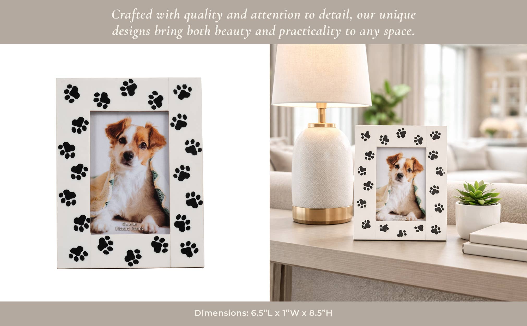 4x6 Paw Prints Frame