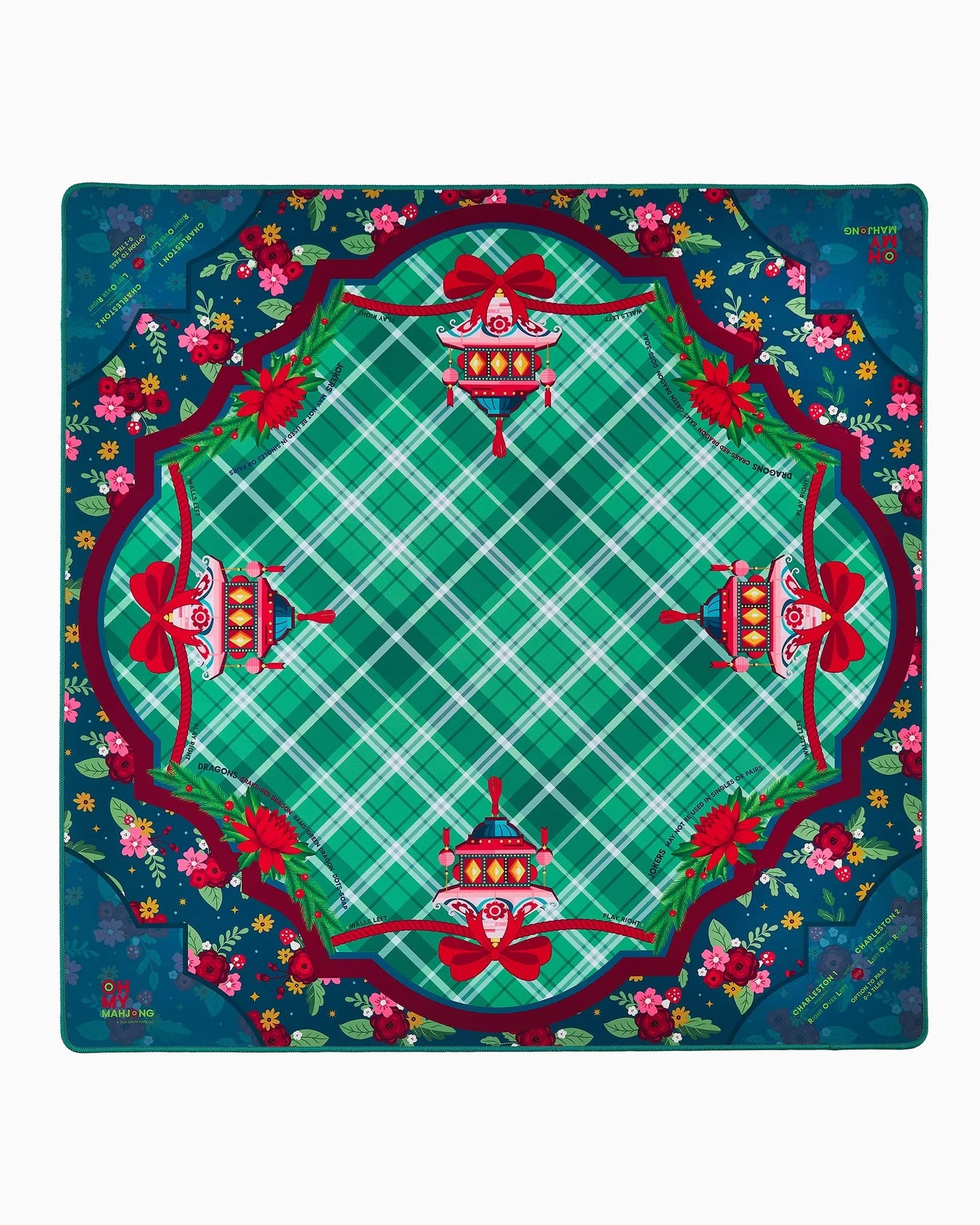 Yuletide Mahjong Mat