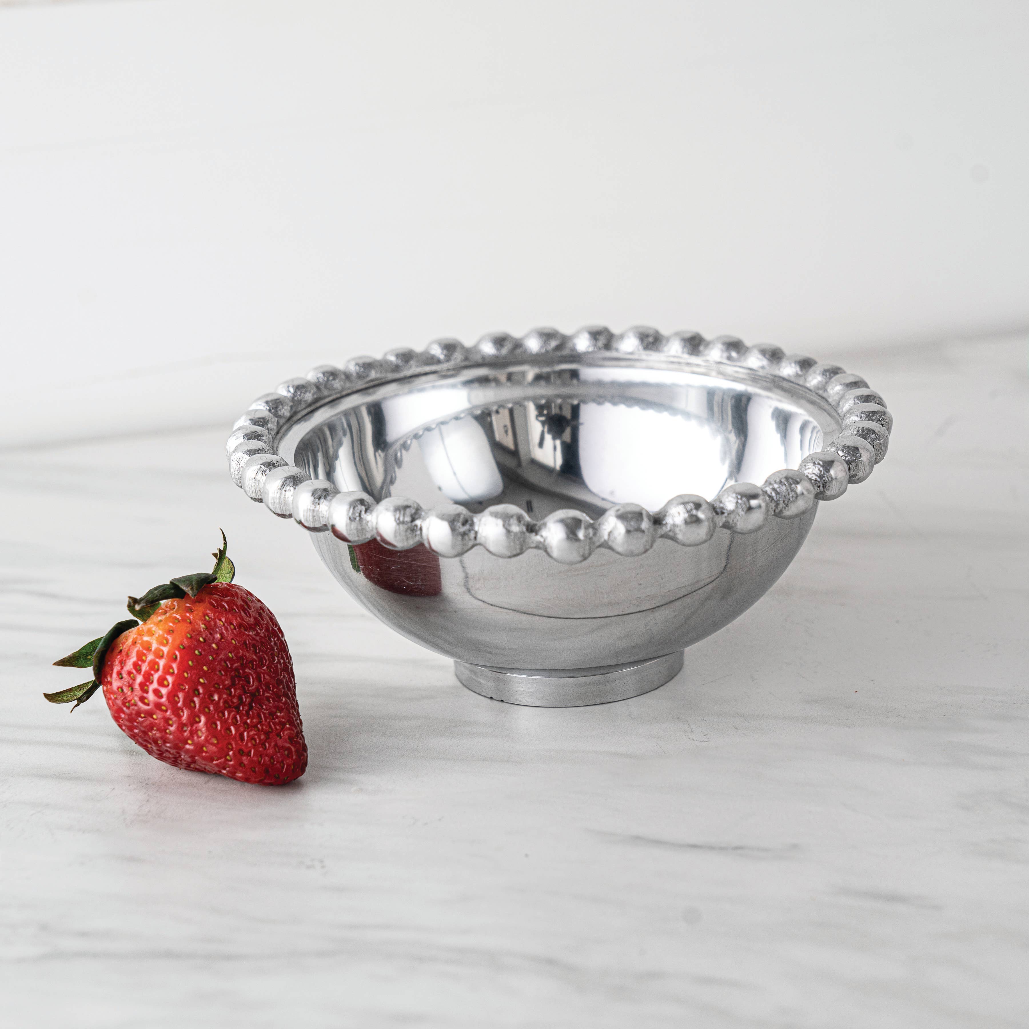 11295 Beaded Round Bowl