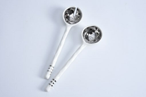 Porcelain Salad Server Set by Pampa Bay