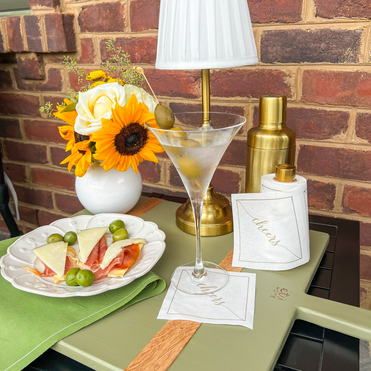 Golden Salute Cocktail Napkins