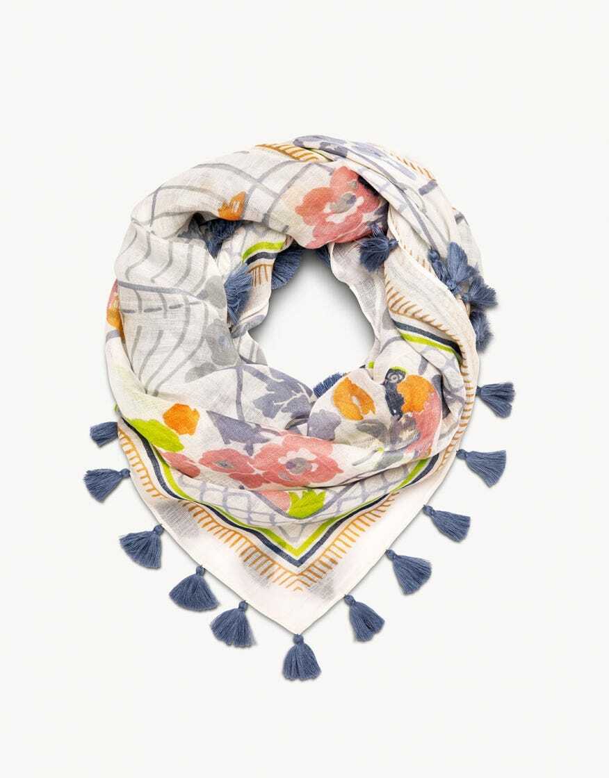 Spartina Songbird Square Scarf