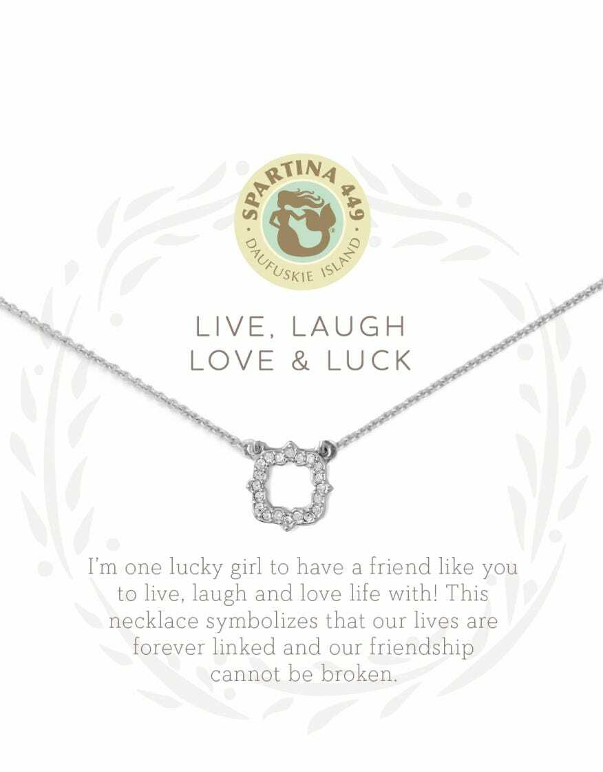 Spartina Live Laugh Love and Luck Necklace