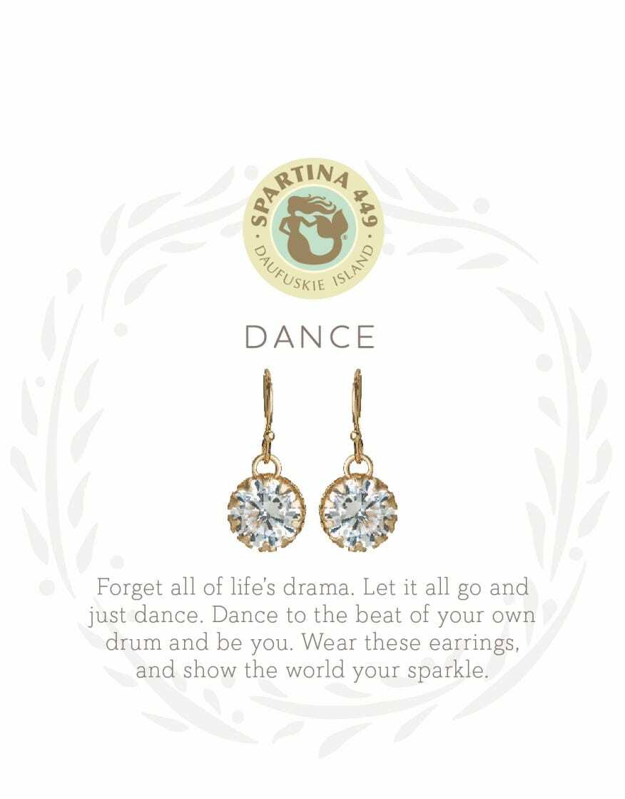 SLV Dance/Gem Drop Earrings Gold 818877