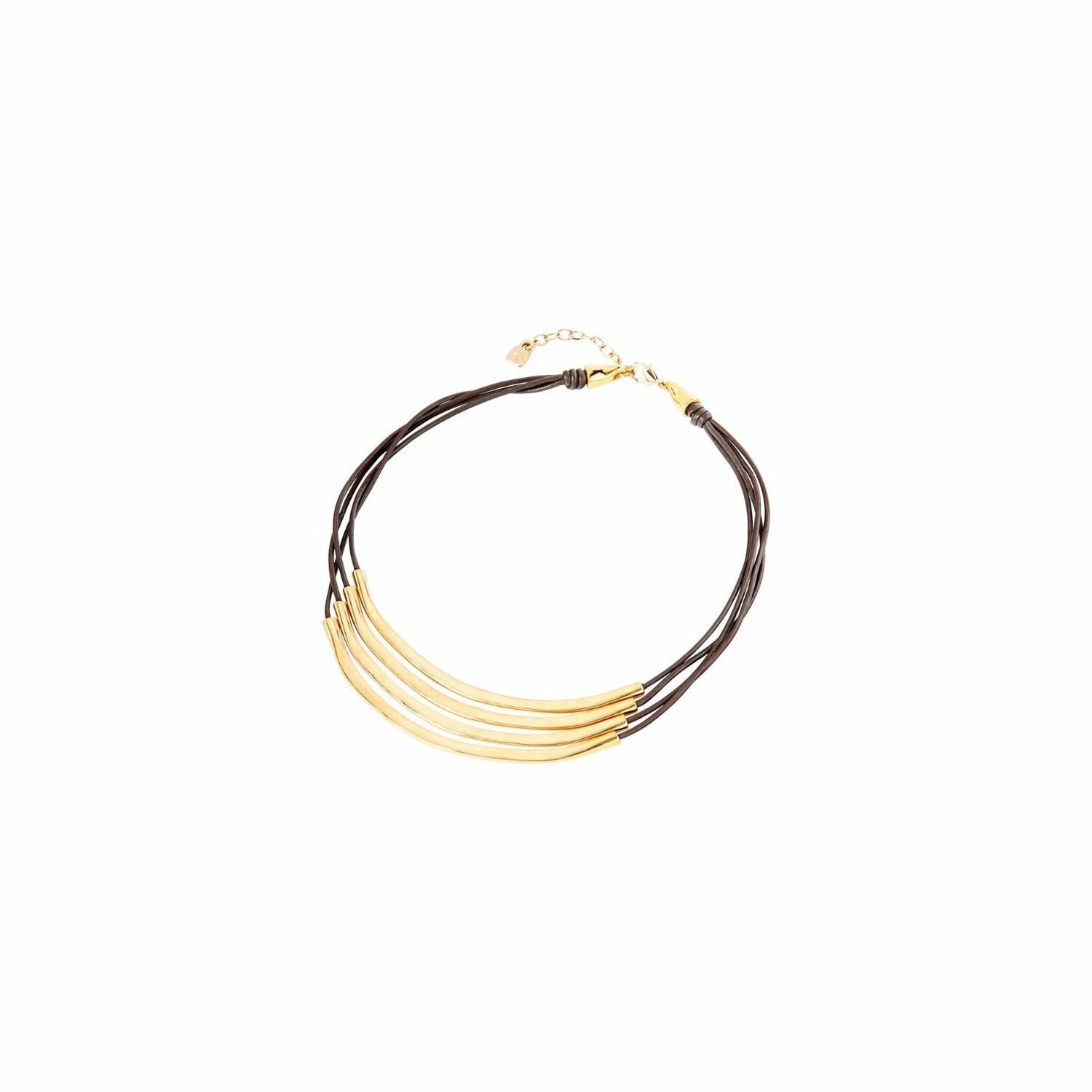 Double Balance Gold Necklace