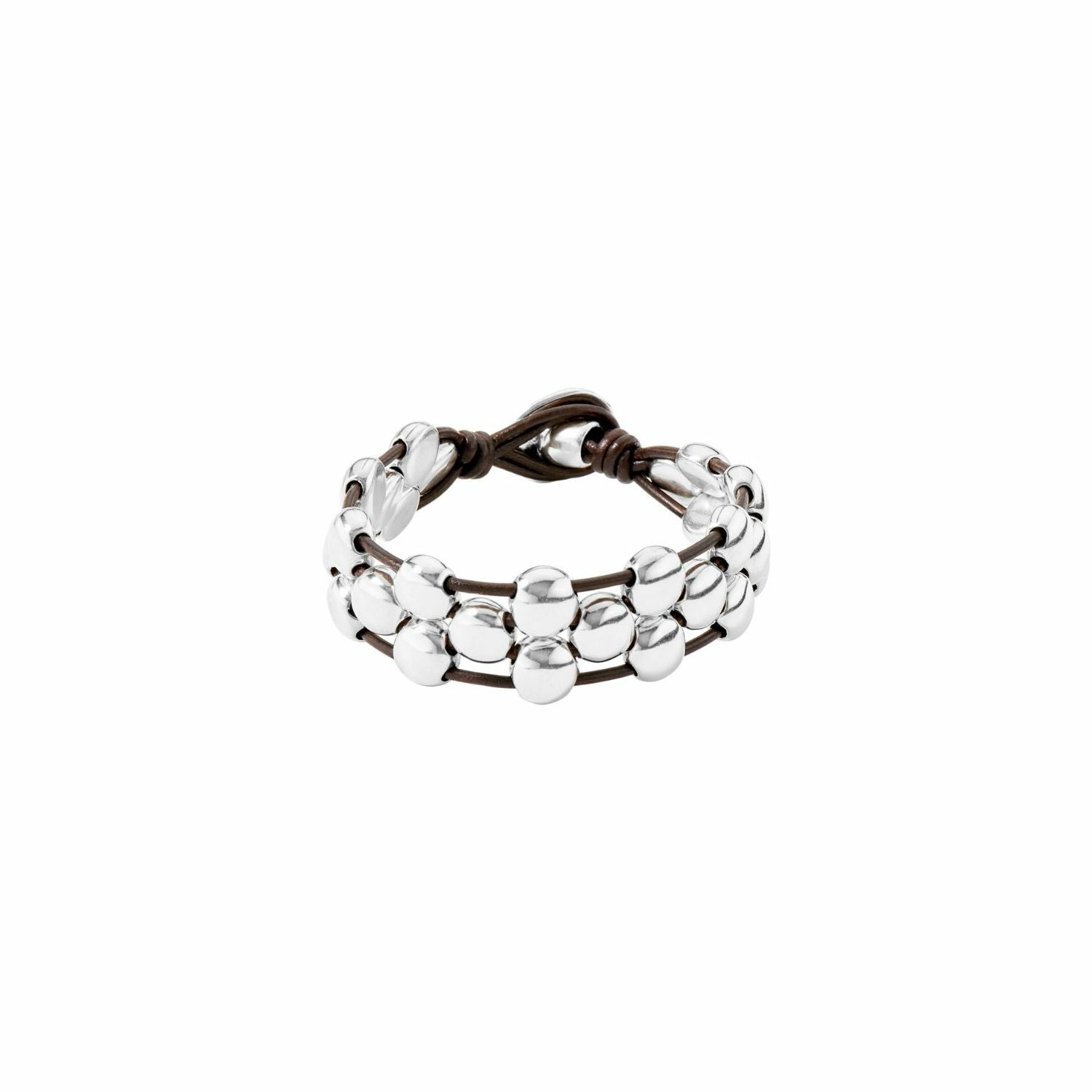 Friends Silver Bead Bracelet
