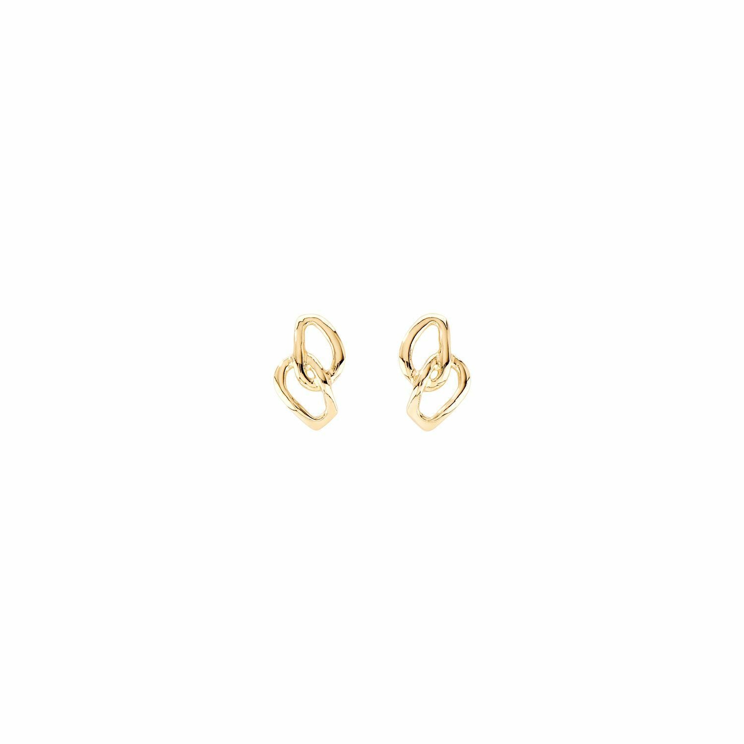 Inseparables Gold Earrings