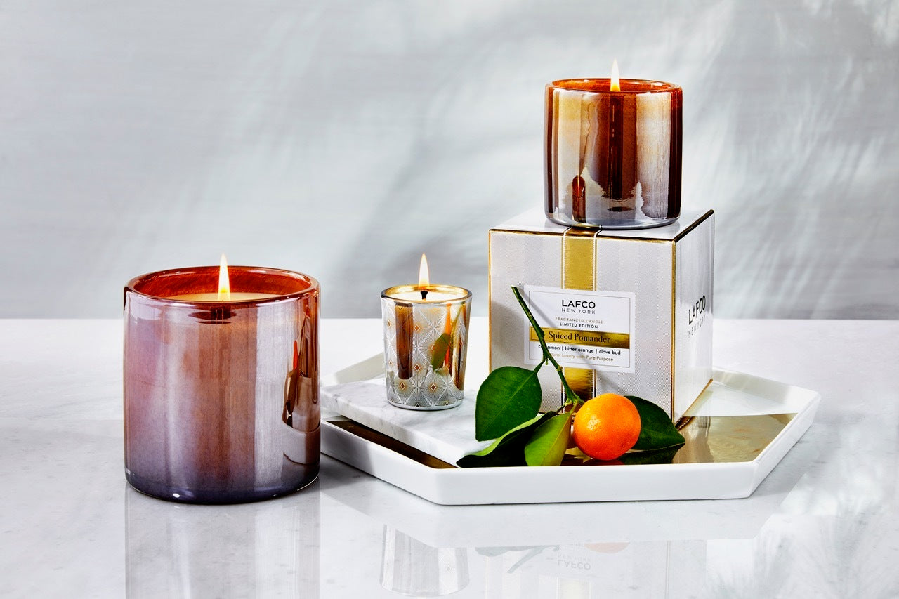 HHF231c  Spiced Pomander Candle 6.5oz