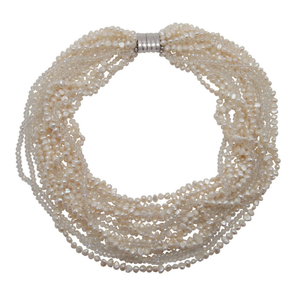 15 Strand Pearl Choker