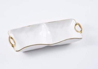 Golden Handles 2 Section Server 2613wg