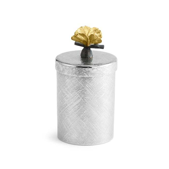 Butterfly Ginkgo Round Container