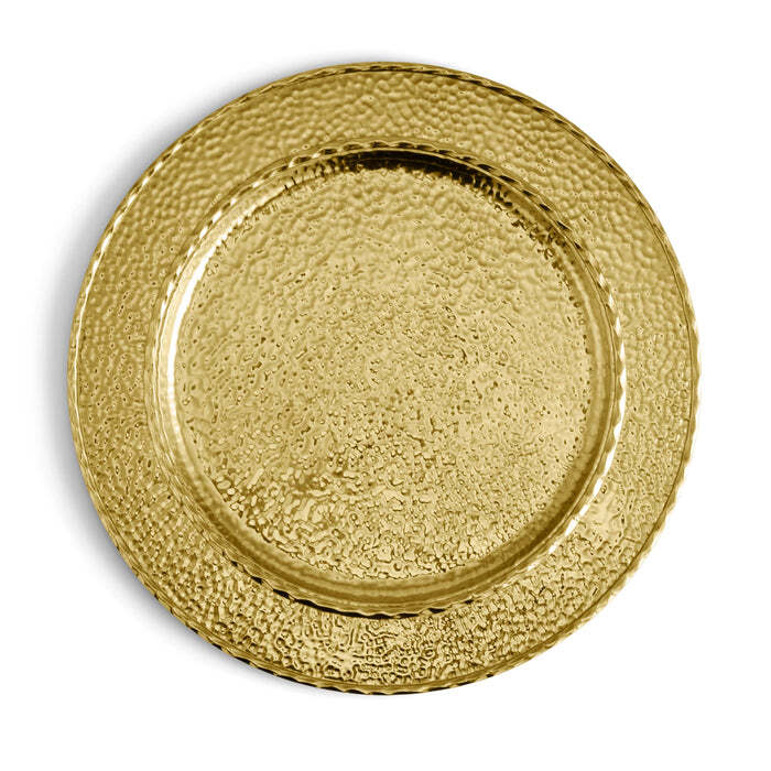 Hammertone Charger Gold