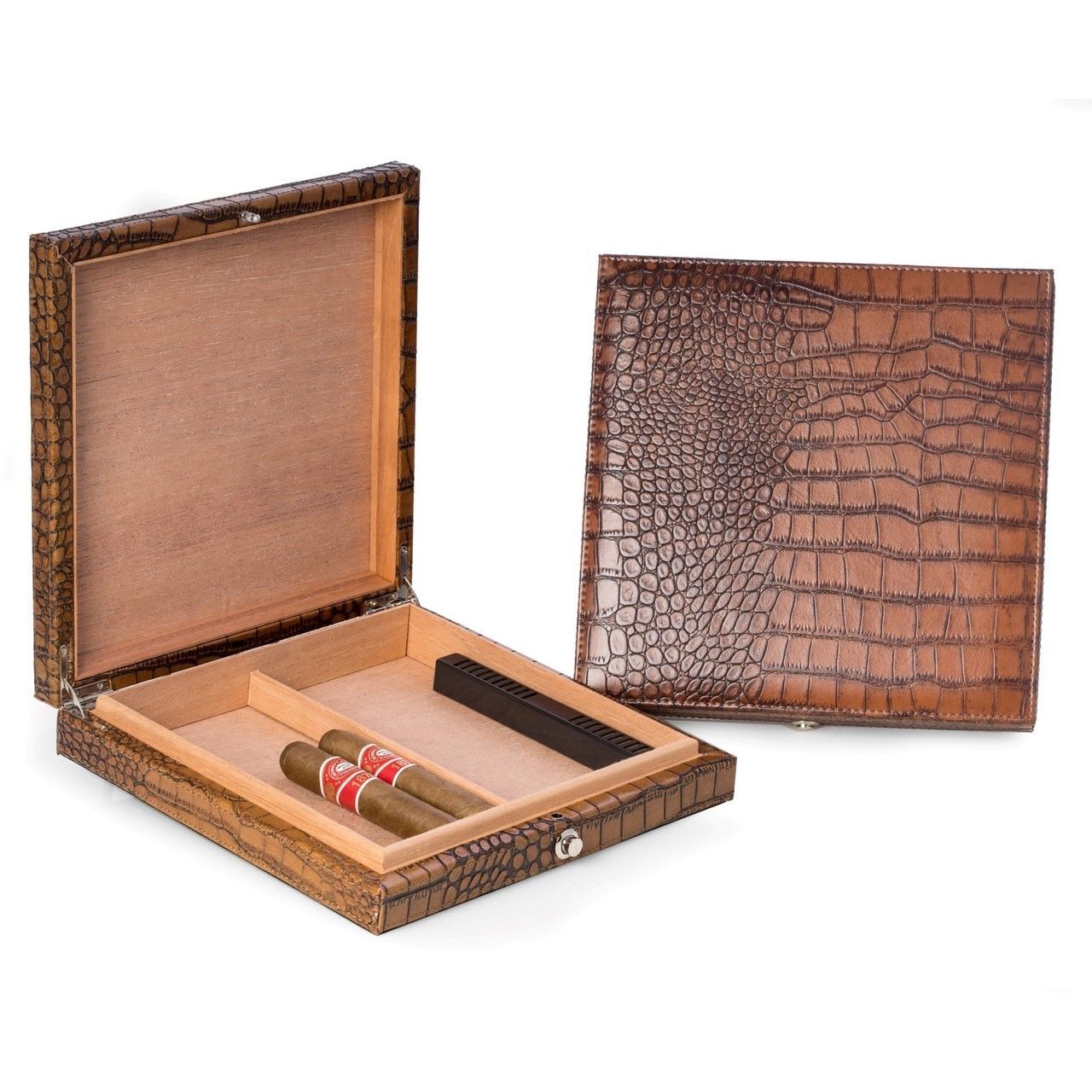C408 Crocodile Embossed Humidor