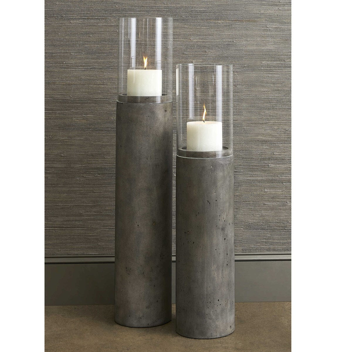 Small Tall Hurricane Candleholder