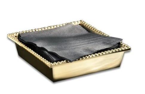 13916 Gilded Cocktail Napkin Holder