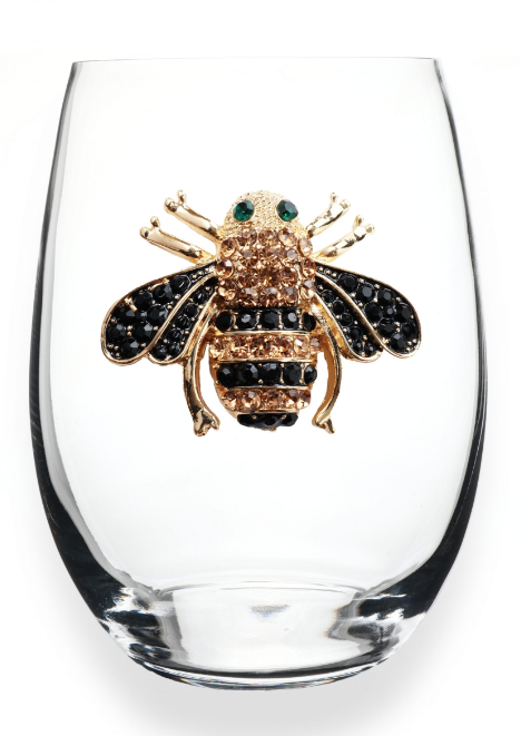 Jeweled Stemless Glass