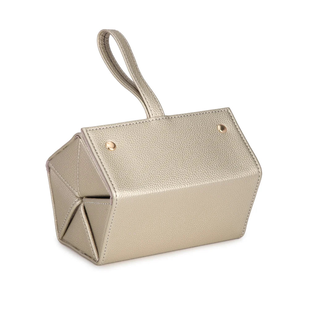 Leah Travel Jewelry Case - Gold