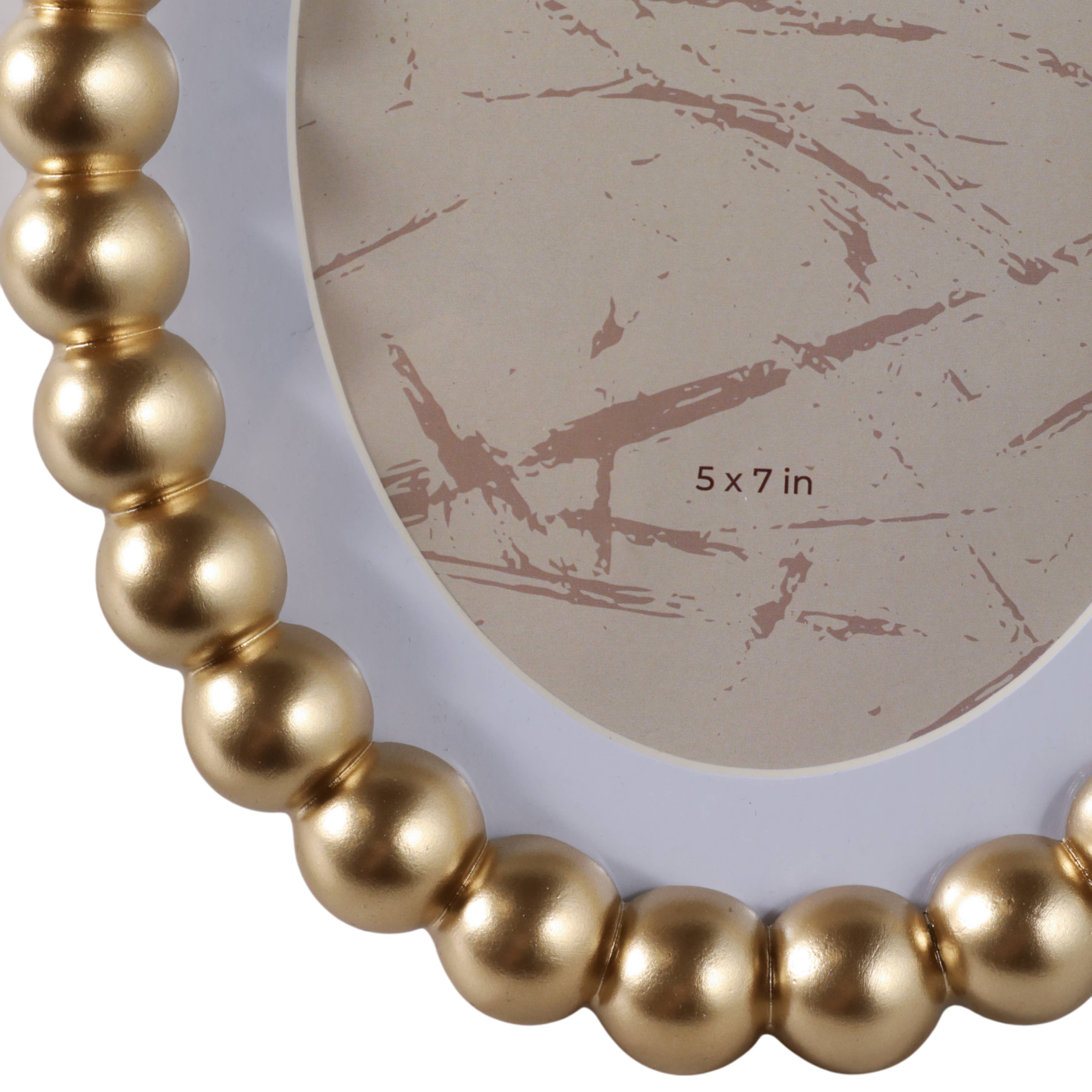 7x9in Oval Gold Picture Frame