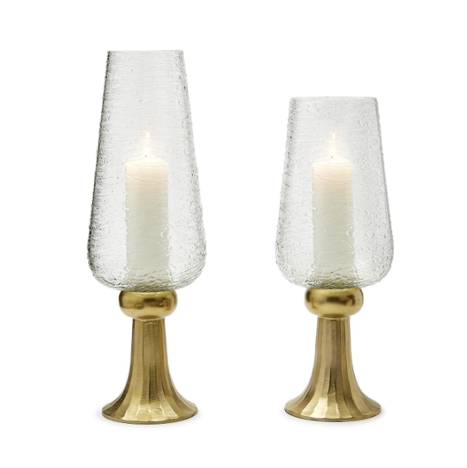 Glass Candleholder