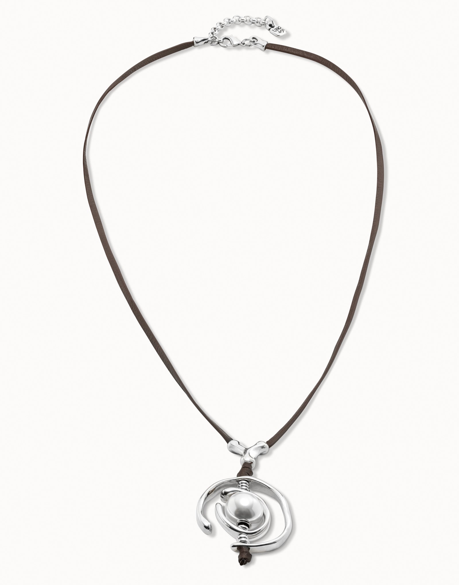 AAuuhh Pearl Leather Necklace