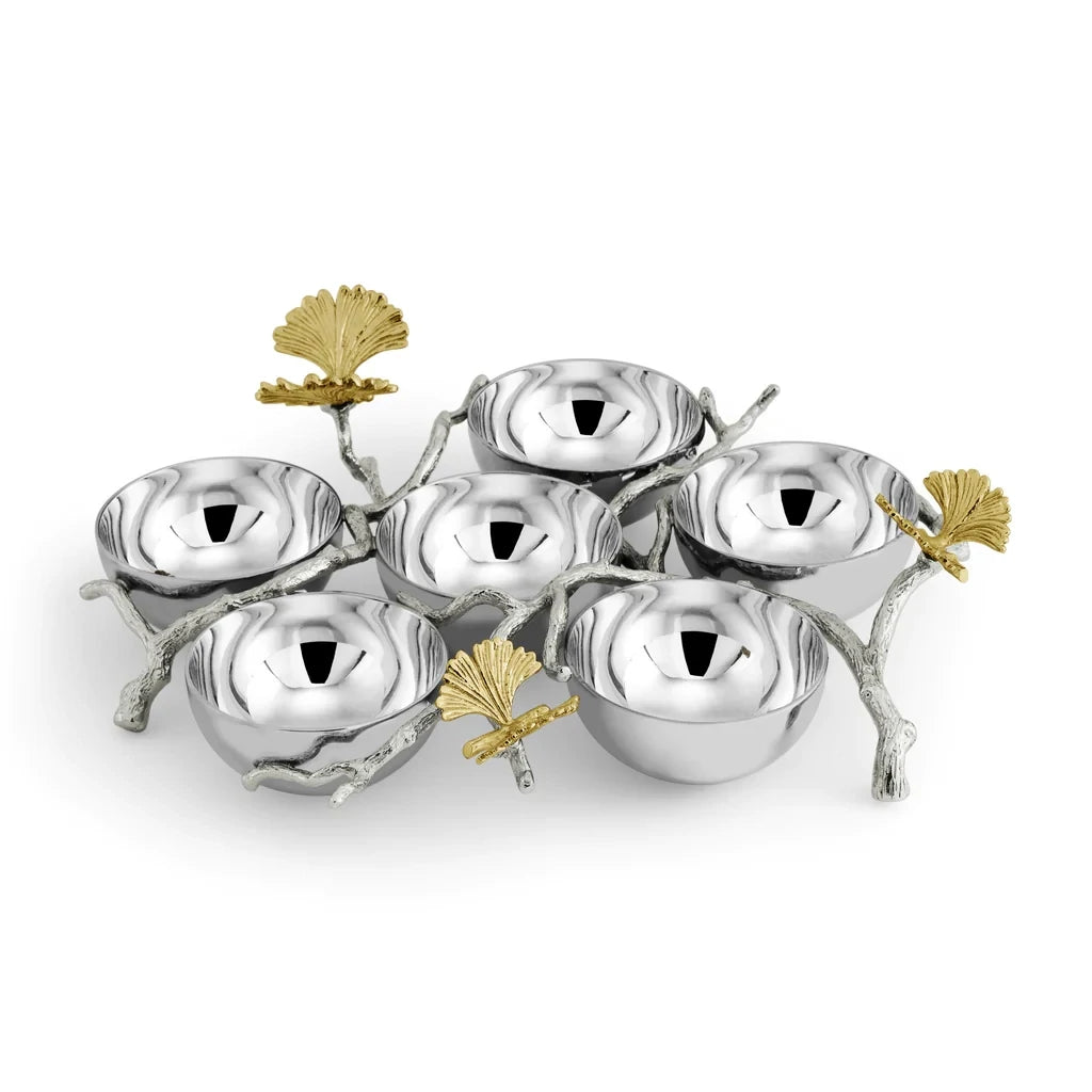 175643 Butterfly Ginkgo Seder Plate