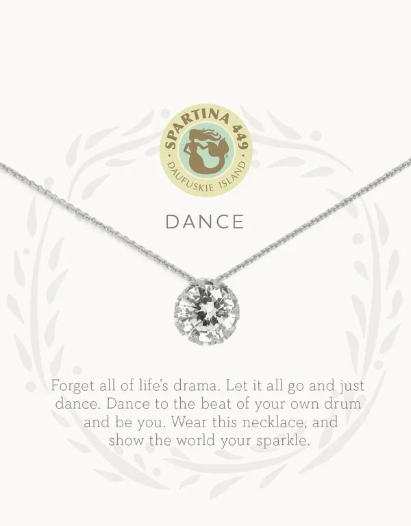 SLV Dance/Gem Necklace SIL