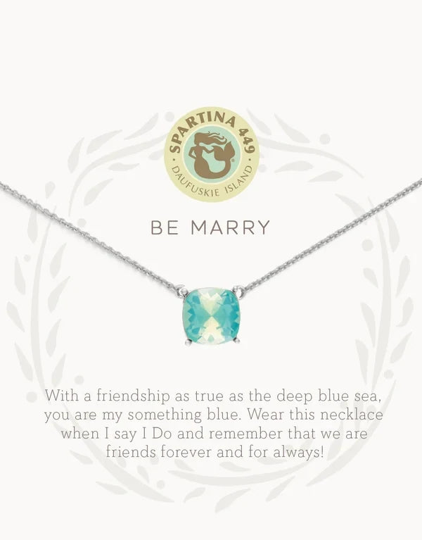 SLV 18" Be Marry Necklace SIL