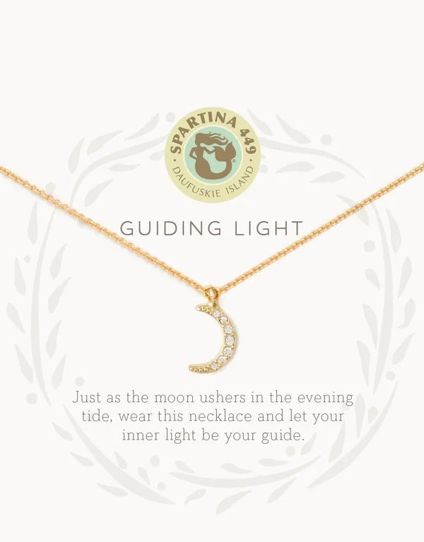 SLV Guiding LightCrescent Necklace Gold