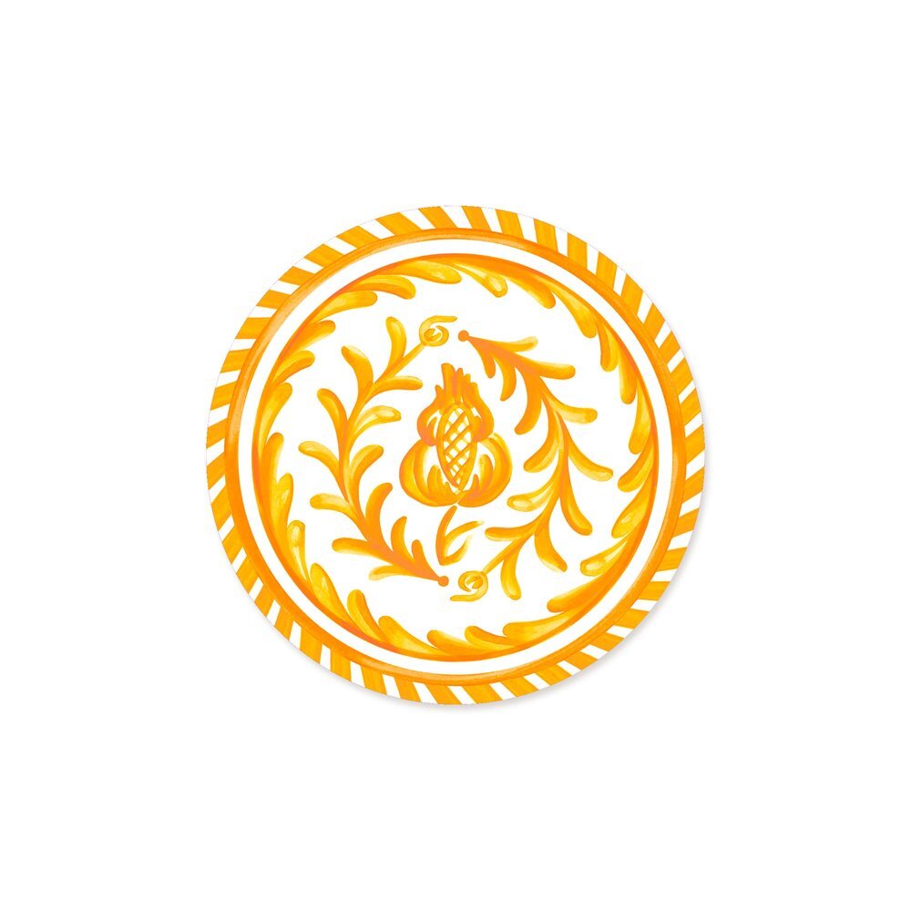 Sicily Orange Coaster