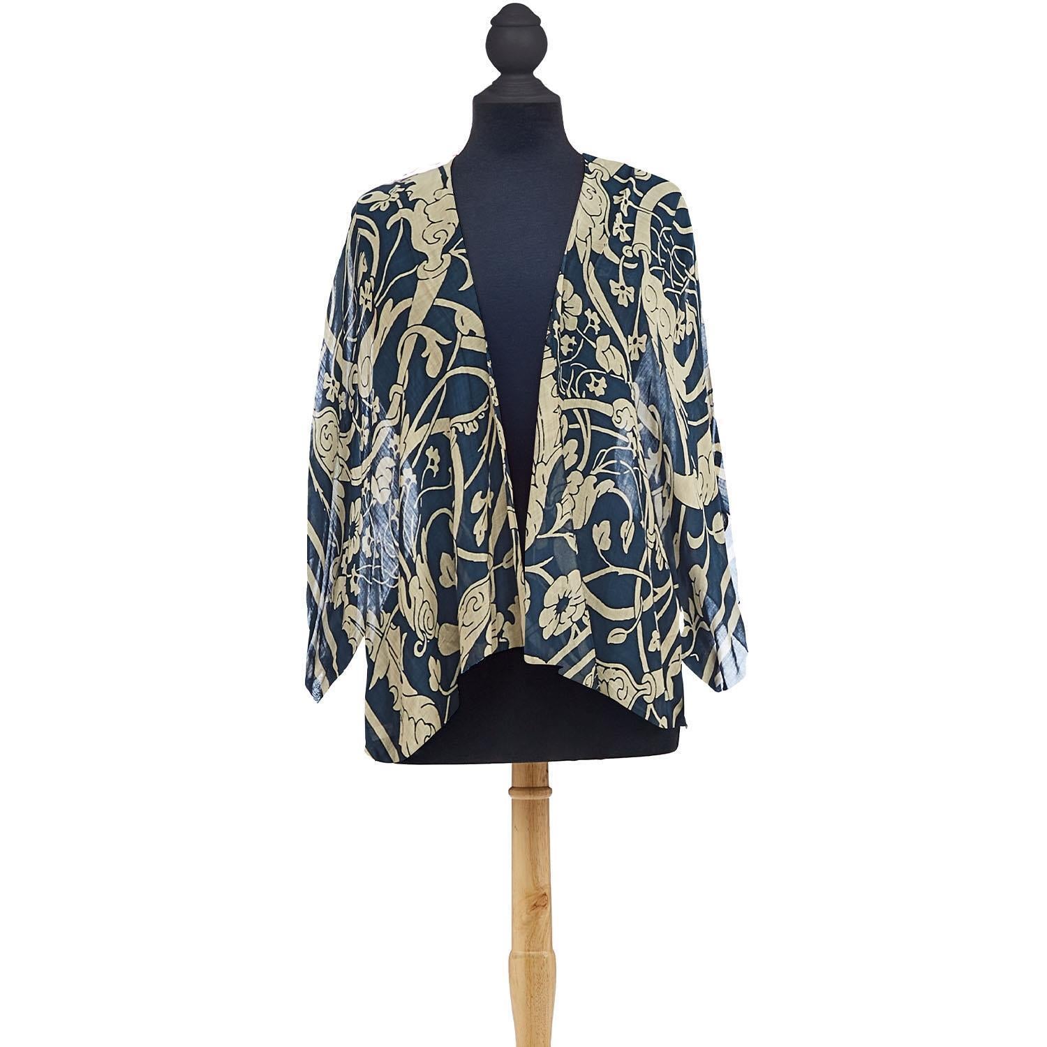 Jaipur Blue Short Kimono
