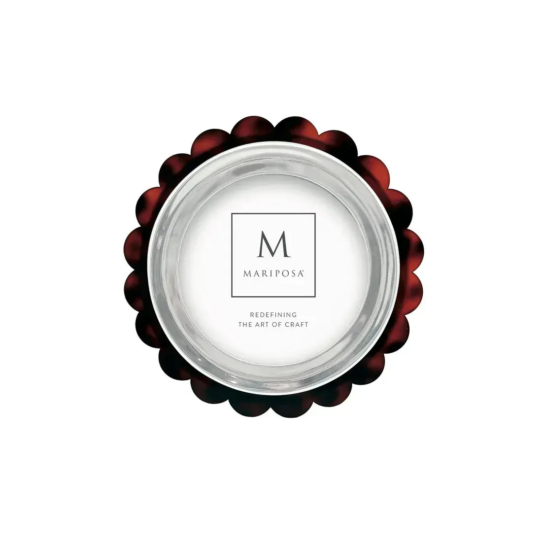 Tortoise Scallop Round frame