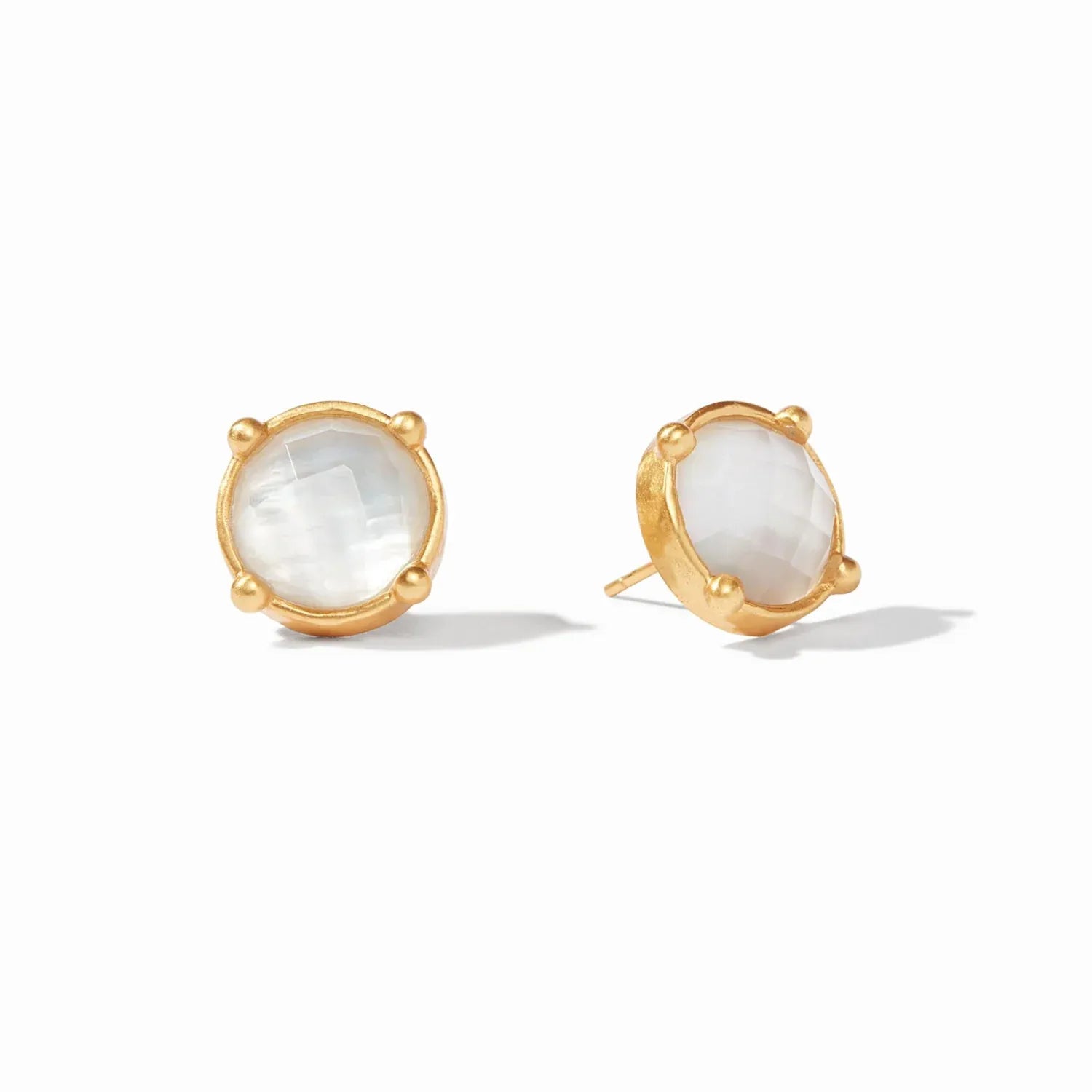Honey Stud Iridescent Clear Crystal