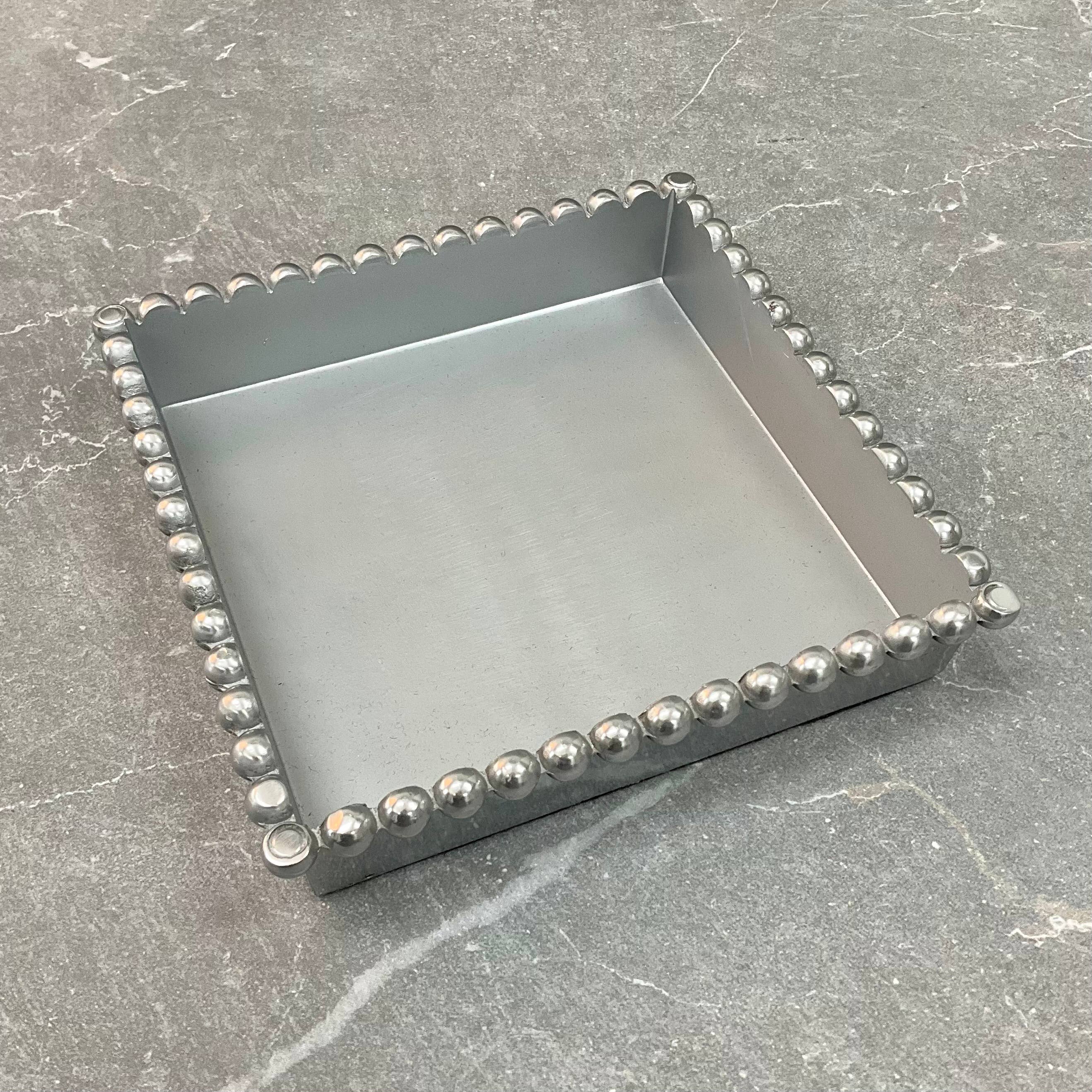 12812 Lg Beaded Lunch Napkin Box