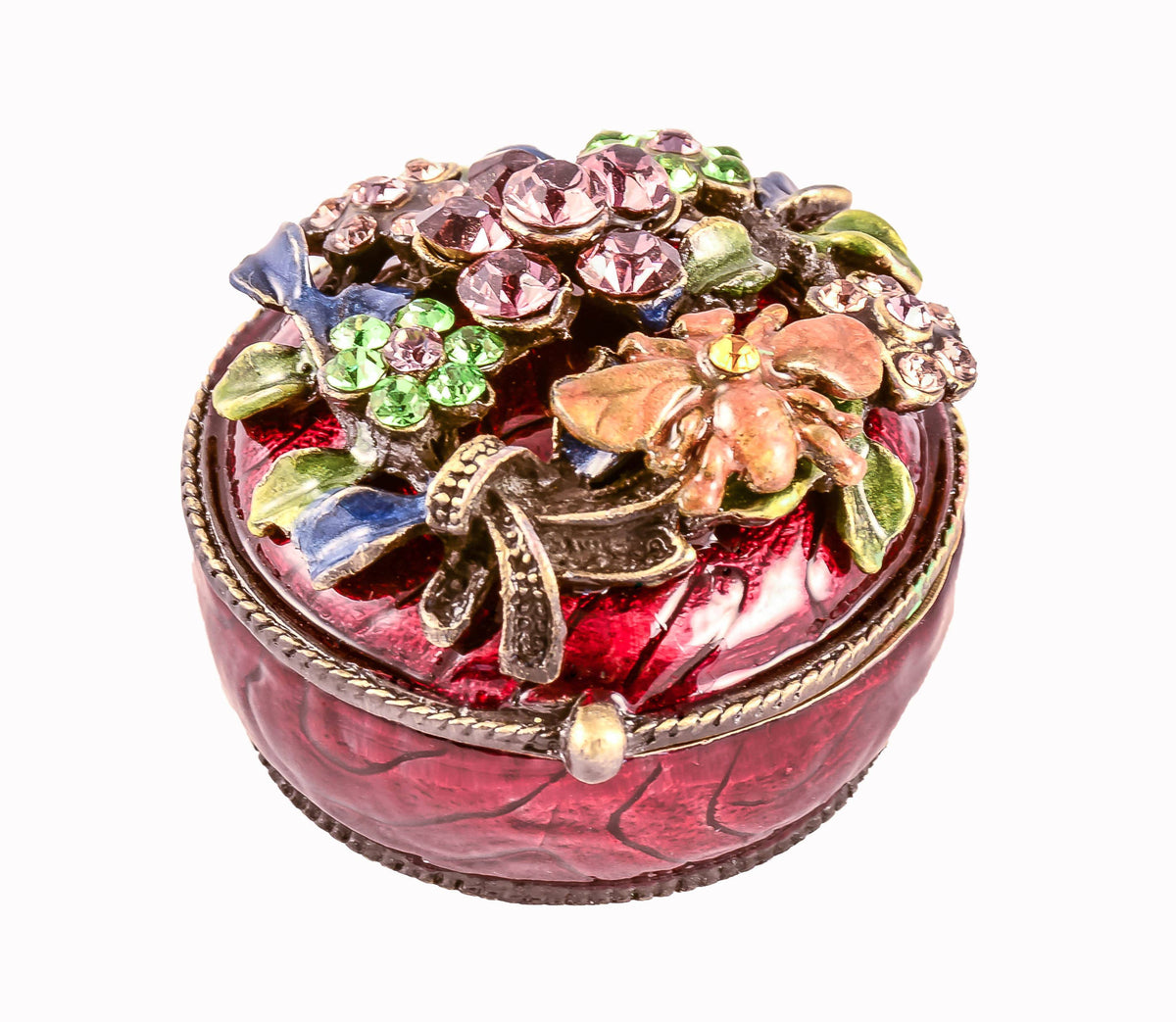 Floral & Bee Trinket Box